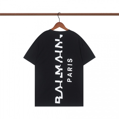 Balmain T-Shirts Short Sleeved For Unisex #1017322 $32.00 USD, Wholesale Replica Balmain T-Shirts