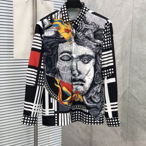 Versace Shirts Long Sleeved For Men #1021200 $52.00 USD, Wholesale Replica Versace Shirts