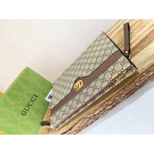 Replica Gucci AAA Man Wallets #1022137 $56.00 USD for Wholesale