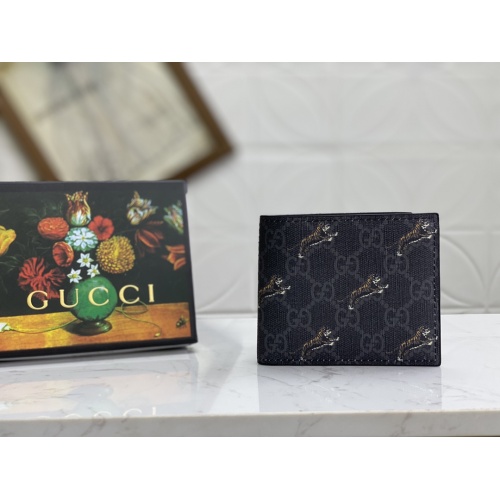 Gucci AAA Man Wallets #1022183 $40.00 USD, Wholesale Replica Gucci AAA Man Wallets