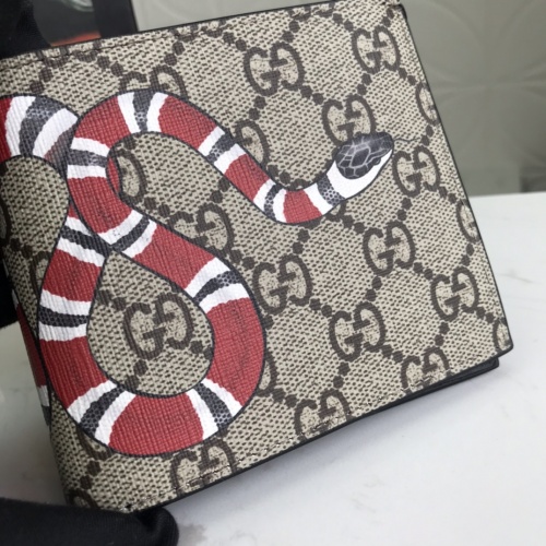 Replica Gucci AAA Man Wallets #1022187 $40.00 USD for Wholesale