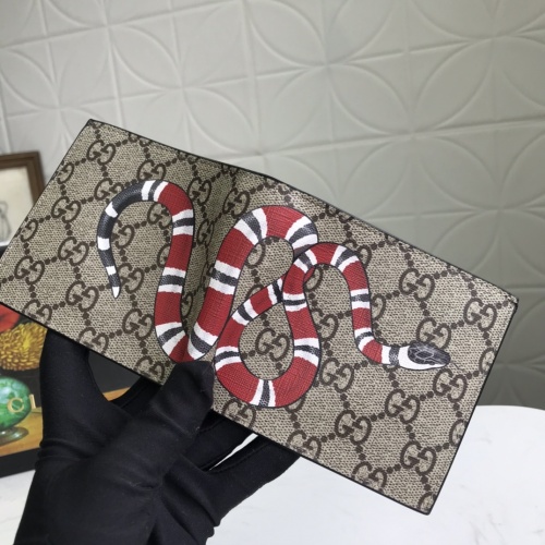 Replica Gucci AAA Man Wallets #1022187 $40.00 USD for Wholesale