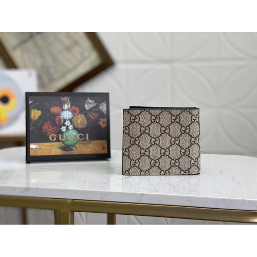 Replica Gucci AAA Man Wallets #1022189 $40.00 USD for Wholesale