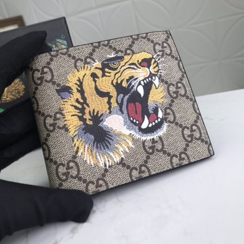 Replica Gucci AAA Man Wallets #1022190 $40.00 USD for Wholesale