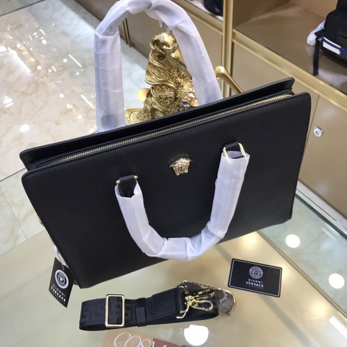 Replica Versace AAA Man Handbags #1022236 $155.00 USD for Wholesale