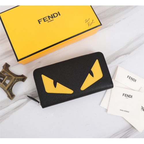 Fendi AAA Quality Wallet #1022265 $64.00 USD, Wholesale Replica Fendi AAA+ Quality Wallet