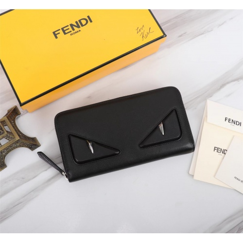 Fendi AAA Quality Wallet #1022270 $64.00 USD, Wholesale Replica Fendi AAA+ Quality Wallet