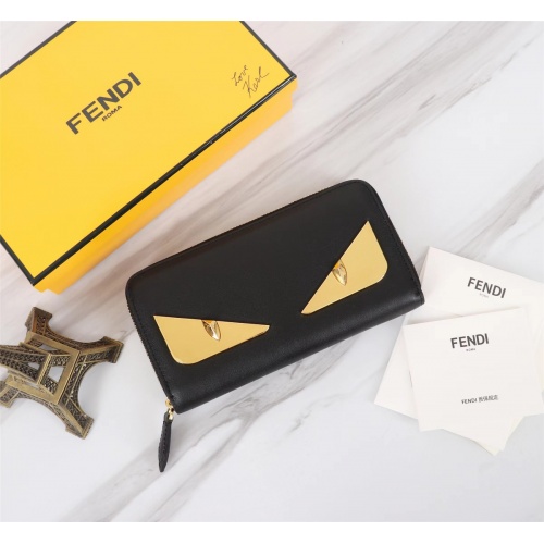 Fendi AAA Quality Wallet #1022271 $64.00 USD, Wholesale Replica Fendi AAA+ Quality Wallet