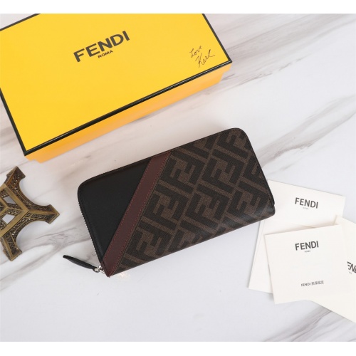 Fendi AAA Quality Wallet #1022278 $64.00 USD, Wholesale Replica Fendi AAA+ Quality Wallet