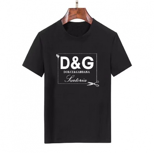 Dolce &amp; Gabbana D&amp;G T-Shirts Short Sleeved For Men #1025505 $23.00 USD, Wholesale Replica Dolce &amp; Gabbana D&amp;G T-Shirts