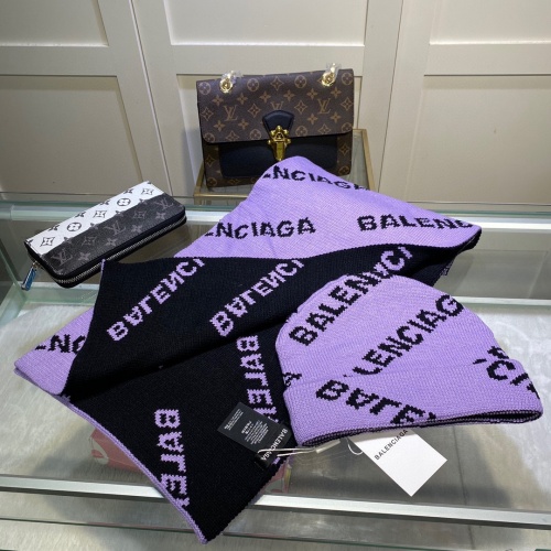 Balenciaga Wool Hats &amp; Scarf Set #1029174 $52.00 USD, Wholesale Replica Balenciaga Caps