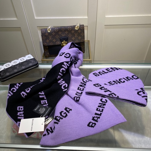 Replica Balenciaga Wool Hats & Scarf Set #1029174 $52.00 USD for Wholesale