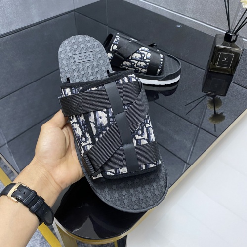 Replica Christian Dior Slippers For Men #1029402 $64.00 USD for Wholesale