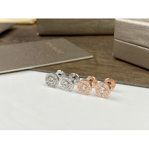 Replica Bvlgari Earrings For Women #1030147 $32.00 USD for Wholesale