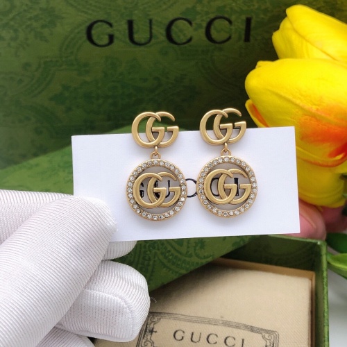 Replica Gucci Earrings For Women #1030452 $27.00 USD for Wholesale