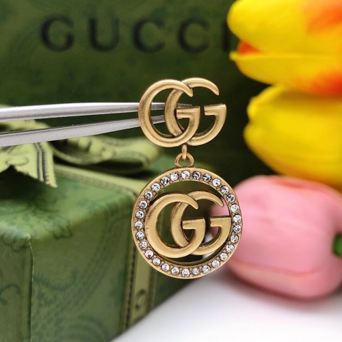 Replica Gucci Earrings For Women #1030452 $27.00 USD for Wholesale