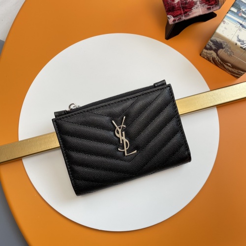 Yves Saint Laurent AAA Quality Wallets For Women #1030906 $88.00 USD, Wholesale Replica Yves Saint Laurent AAA Wallets