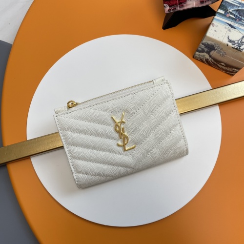 Yves Saint Laurent AAA Quality Wallets For Women #1030908 $88.00 USD, Wholesale Replica Yves Saint Laurent AAA Wallets