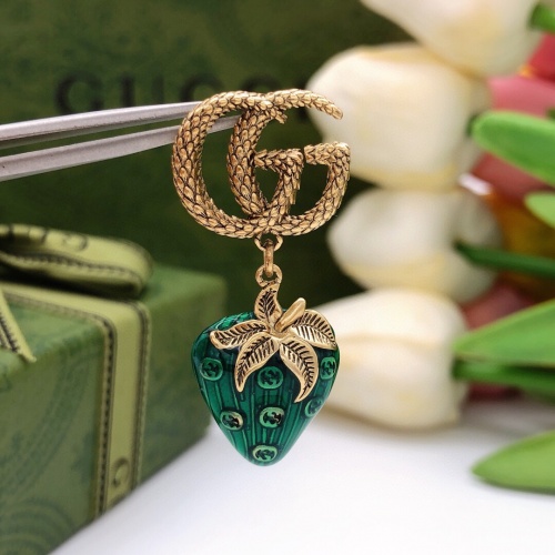 Replica Gucci Earrings For Women #1034320 $32.00 USD for Wholesale