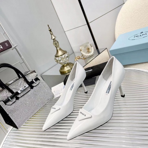 Prada High-heeled Shoes For Women #1035042 $100.00 USD, Wholesale Replica Prada High-heeled Shoes