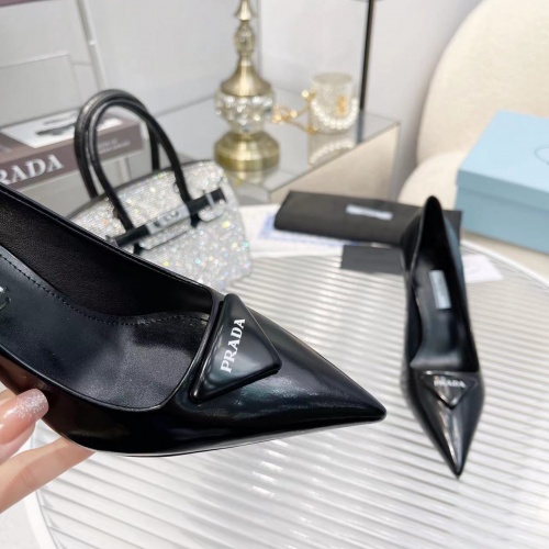 Replica Prada High-heeled Shoes For Women #1035044 $100.00 USD for Wholesale