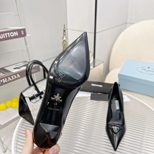 Replica Prada High-heeled Shoes For Women #1035044 $100.00 USD for Wholesale