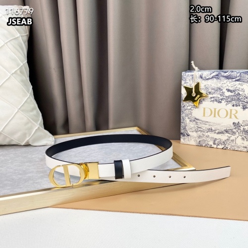 Replica Christian Dior AAA Quality Belts For Women #1036347 $48.00 USD for Wholesale