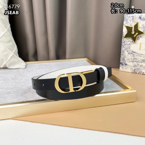 Replica Christian Dior AAA Quality Belts For Women #1036347 $48.00 USD for Wholesale