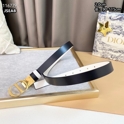 Replica Christian Dior AAA Quality Belts For Women #1036347 $48.00 USD for Wholesale