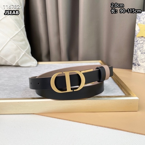 Replica Christian Dior AAA Quality Belts For Women #1036350 $48.00 USD for Wholesale