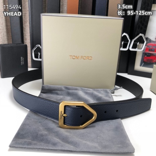 Replica Tom Ford AAA Quality Belts For Men #1037288 $56.00 USD for Wholesale