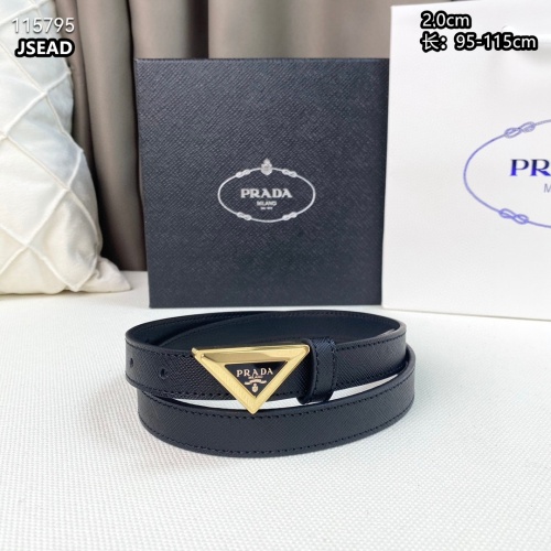 Prada AAA Quality Belts For Women #1037373 $56.00 USD, Wholesale Replica Prada AAA Quality Belts