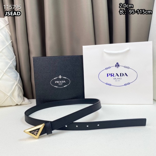 Replica Prada AAA Quality Belts For Women #1037373 $56.00 USD for Wholesale