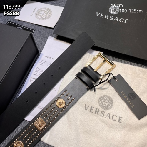 Replica Versace AAA Quality Belts For Men #1037445 $85.00 USD for Wholesale