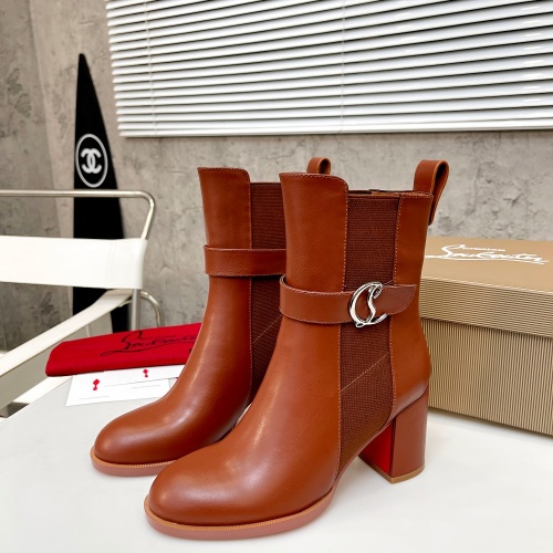 Christian Louboutin Boots For Women #1037621 $112.00 USD, Wholesale Replica Christian Louboutin Boots