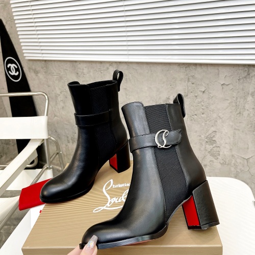 Replica Christian Louboutin Boots For Women #1037622 $112.00 USD for Wholesale