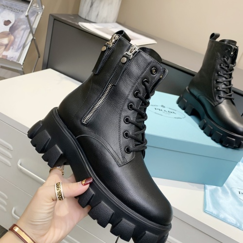 Replica Prada Boots For Women #1037642 $105.00 USD for Wholesale