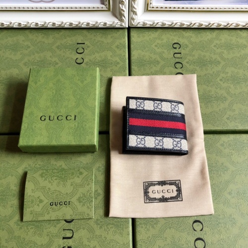 Replica Gucci AAA Quality Wallets #1038203 $60.00 USD for Wholesale