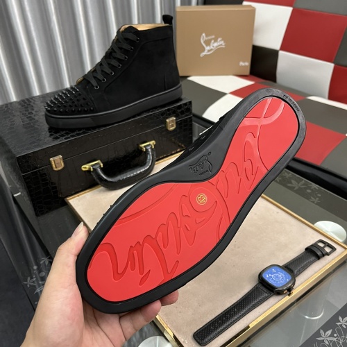 Replica Christian Louboutin High Top Shoes For Men #1038350 $80.00 USD for Wholesale