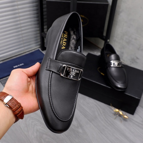 Replica Prada Leather Shoes For Men #1042519 $80.00 USD for Wholesale