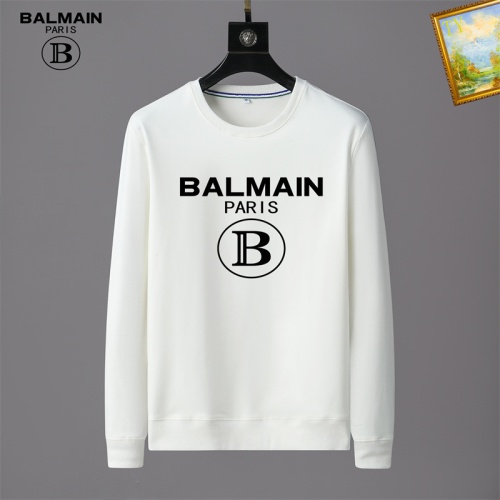 Balmain Hoodies Long Sleeved For Men #1042768 $40.00 USD, Wholesale Replica Balmain Hoodies