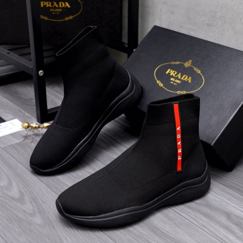 Prada Boots For Men #1048342 $80.00 USD, Wholesale Replica Prada Boots