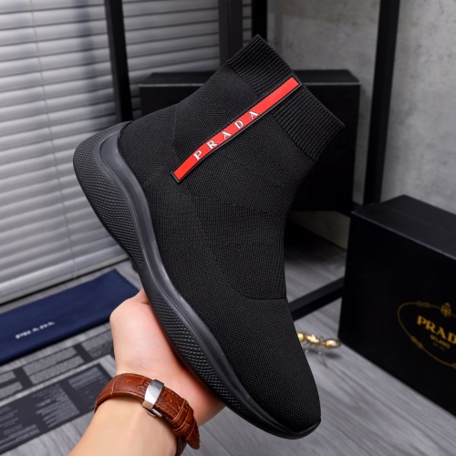 Replica Prada Boots For Men #1048342 $80.00 USD for Wholesale