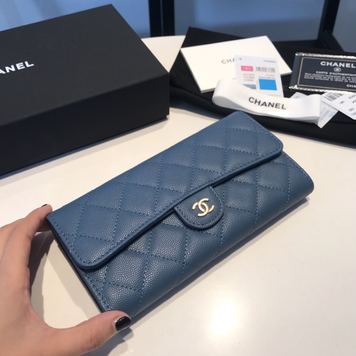 Replica Chanel AAA Quality Wallets For Women #1049555 $98.00 USD for Wholesale