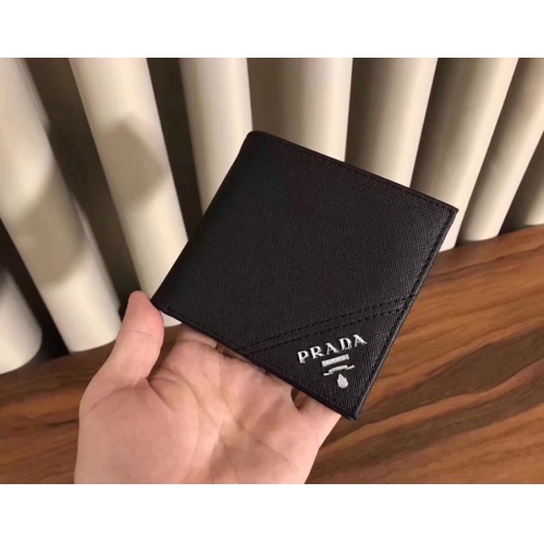 Prada AAA Man Wallets #1049662 $40.00 USD, Wholesale Replica Prada AAA Man Wallets