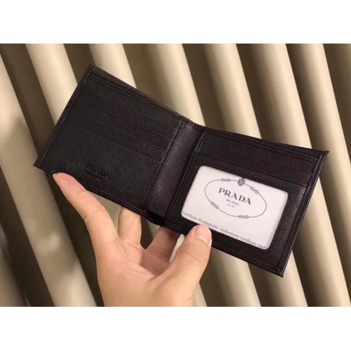 Replica Prada AAA Man Wallets #1049662 $40.00 USD for Wholesale