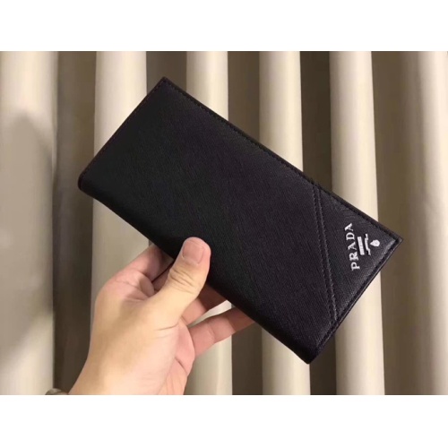 Prada AAA Man Wallets #1049663 $42.00 USD, Wholesale Replica Prada AAA Man Wallets