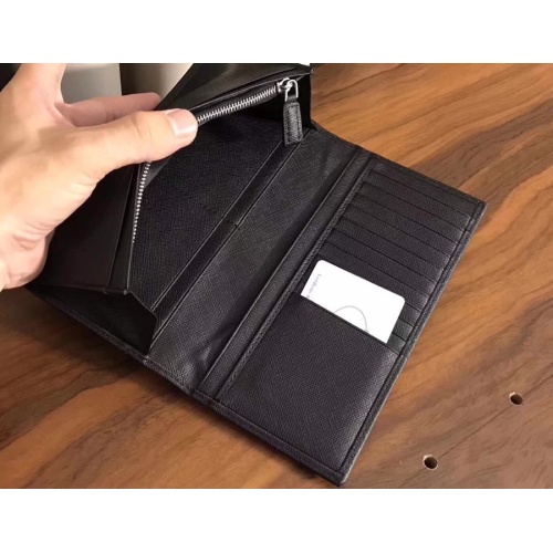 Replica Prada AAA Man Wallets #1049663 $42.00 USD for Wholesale