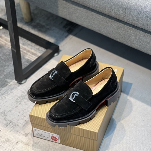 Christian Louboutin Leather Shoes For Men #1050104 $118.00 USD, Wholesale Replica Christian Louboutin Leather Shoes