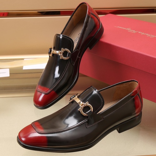 Salvatore Ferragamo Leather Shoes For Men #1050153 $125.00 USD, Wholesale Replica Salvatore Ferragamo Leather Shoes